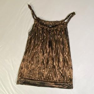 H&M Shiny Gold/Bronze Top